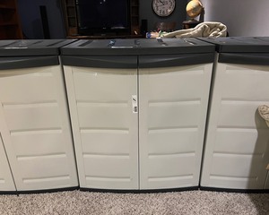 lot 231 image: Plastic Storage Cabinet