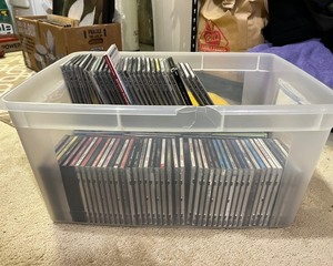 lot 270 image: Tote of CDs