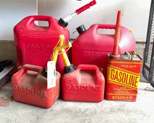 lot 96 image: Gasoline Cans