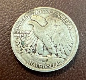 lot 11 image: 1946 WALKING LIBERTY HALF DOLLAR