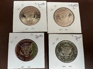 lot 35 image: LOT OF 4 KENNEDY HALF DOLLAR PROOF COINS