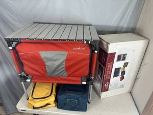 lot 7 image: New Camp Chef Sherpa Camping Table and Organizer