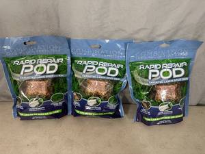 lot 8 image: 45 New Rapid Repair Pods for Lawn Repair