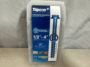 lot 21 image: New Tapcon 12 x 4  Concrete Screw Anchors
