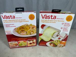 lot 34 image: 2 New Vasta Sheet  Fettuccine Slicers