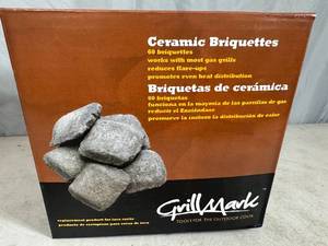 lot 35 image: New Box of Ceramic Charcoal Substitute Briquettes