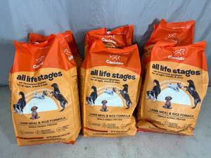 lot 36 image: 6 New Bags Canidae Dog Food