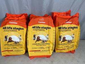 lot 37 image: 6 New Bags Canidae Dog Food