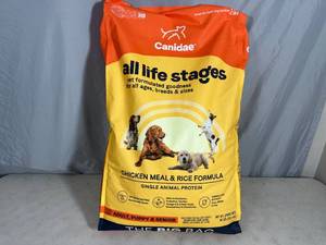 lot 38 image: New 40 lb Bag Canidae Dog Food