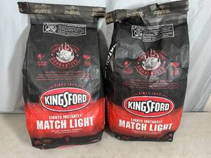 lot 44 image: 2 New Bags of Kingsford Match Light Charcoal