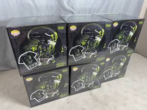 lot 83 image: 6 New Alien 40th Anniversary Funko Pop Size Small T-Shirt Collector Sets