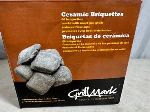 lot 96 image: New Box of Ceramic Charcoal Substitute Briquettes