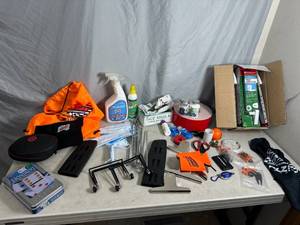lot 102 image: Assorted Hardware, Junk Drawer Items, and More