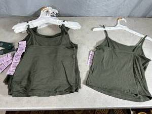 lot 129 image: 12 New Tank Tops - Size Small