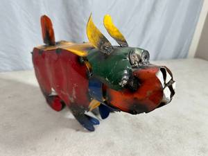 lot 156 image: Recycled Metal Dog