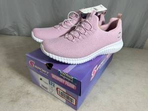 lot 167 image: New Skechers Memory Foam Shoes - Size 12