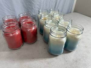 lot 181 image: 12 New Soy Blend Candles