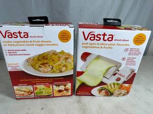 lot 182 image: 2 New Vasta Sheet  Fettuccine Slicers