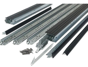 lot 10 image: Armstrong CEILINGS Black Ceiling Grid Kit for QUICKHANG Installation Covers 64 sq. ft. (OPEN BOX)