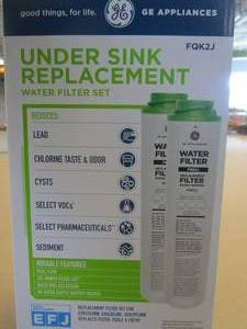lot 40 image: GE Dual Flow Replacement Water Filters - Advanced Filtration (OPEN BOX)