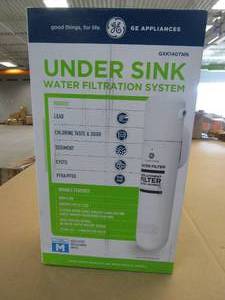 lot 41 image: GE Under Sink Single Stage High Flow Water Filtration System (OPEN BOX)