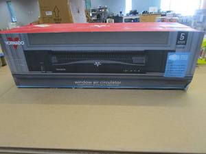 lot 54 image: Vornado Transom 26 in. 4 Speed Low Profile Window Fan (OPEN BOX)