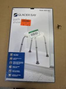lot 66 image: Glacier Bay GB Shower Seat (OPEN BOX)