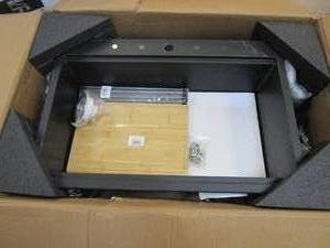 lot 78 image: Glacier Bay Stonehaven Drop-inUndermount Black Onyx Granite Composite 33in Single Bowl Workstation Kitchen Sink with Chrome Strainer - Drying Rack & Cutting Board Included