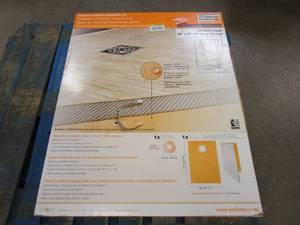 lot 153 image: Schluter Kerdi-Shower 38 in. x 60 in. Off-Center Shower Tray (DENT AT BOTTOM CENTER)