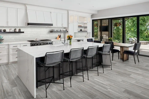 lot 85 image: Daltile Regent Grove Ash Gray 8 in. x 47 in. Color Body Porcelain Floor and Wall Tile (15.2 sq. ft.Case) - 6 CASES TOTAL - 91 TOTAL SQ FT