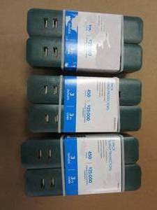 lot 99 image: 3 Packages of - 3 ft. 3-Outlet 2-USB Surge Protector (2-Pack)