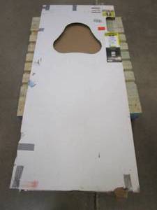 lot 169 image: Delta 60 in. Frameless Sliding Shower Door Glass Panels, Clear
