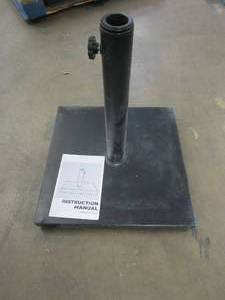 lot 178 image: Square Umbrella Stand - SOLD AS IS