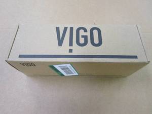 lot 213 image: VIGO Vessel Bathroom Sink Pop-Up Drain and Mounting Ring in Antique Rubbed Bronze