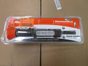 lot 218 image: Ramset HammerShot 0.22 Caliber Single Shot Tool (OPEN PACKAGING)