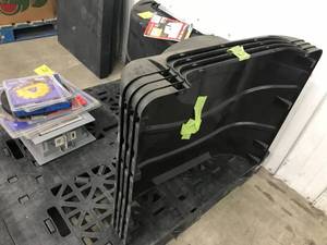 lot 31 image: HARD PLASTIC PROPANE COVERS, CAMPERSTRAILERS