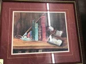 lot 132 image: GOLF FRAMED DCOR PHOTO