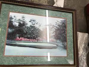 lot 133 image: GOLFING GREEN DCOR PHOTO