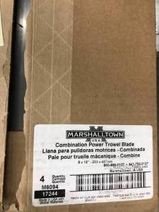 lot 145 image: MARSHALLTOWN POWER TROWELS BLADE