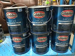 lot 162 image: GLIDDEN HIGH ENDURANCE PLUS EXTERIOR BASE PAINT