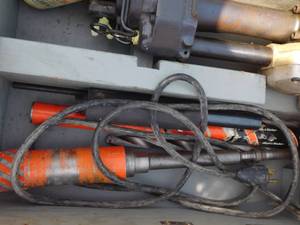 lot 29 image: Black & Decker Portable Hammer Drill Kit with Misc. Bits