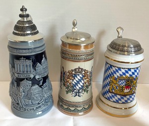 lot 87 image: Six Sensational German Steins