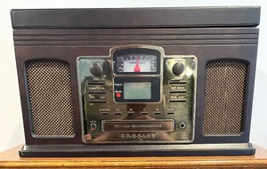 lot 98 image: Turntable  CD player  Radio by Crosley
