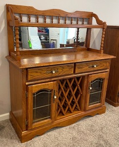 lot 37A image: Beautiful Bar Cabinet  Wine Buffet from Belgium