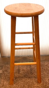 lot 122 image: Two Wooden Stools