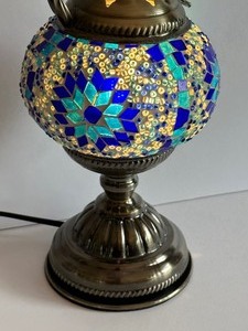 lot 48 image: Middle East Mosaic Lamp