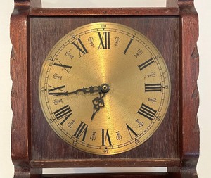 lot 253 image: Vintage German Wooden Wall Clock