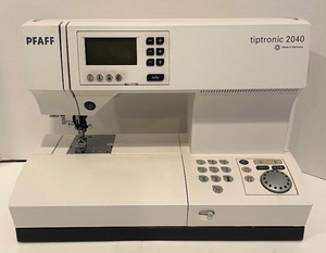lot 263 image: Pfaff Tiptronic 2040 German Embroidery Sewing Machine with Manual