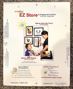 lot 265 image: Three EX Store Childrens Art Display Frames and Large Schoolfolio