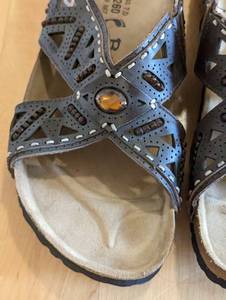 lot 164 image: Betula by Birkenstock Leather Sandals